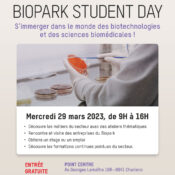 BioPark Student Day : S’immerger dans le monde des biotechnologies et des sciences biomédicales !